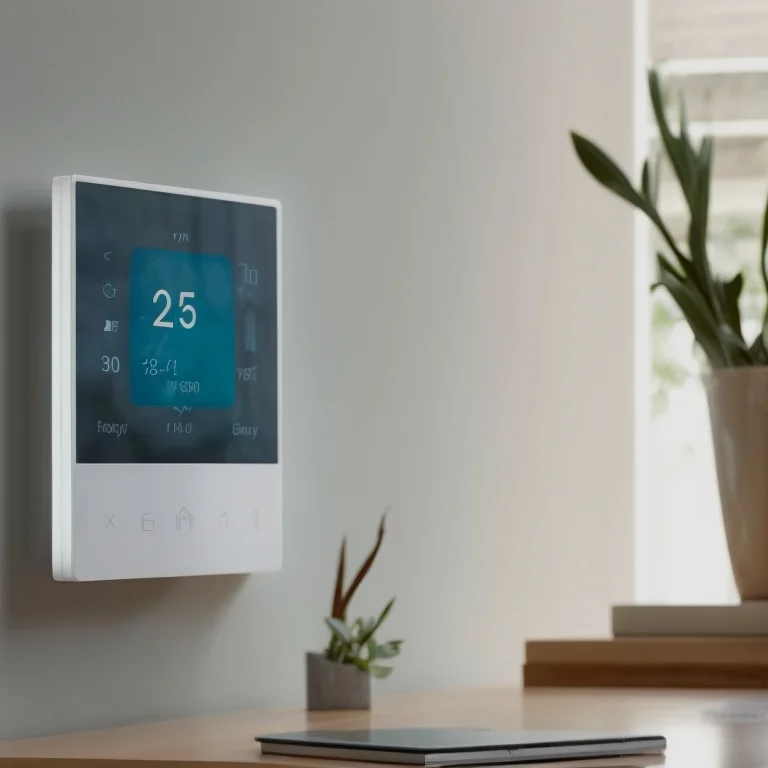 Anzeige des thermtrack Thermostat-Interface